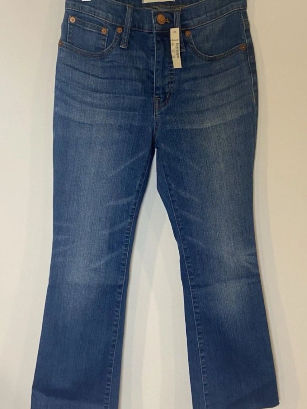 NWT Madewell Cali Demi Boot Bootcut Jeans Size 26 Petite New